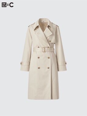 Uniqlo C Double-Breasted Trench Coat